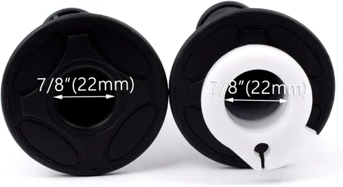 Vista 6 de 7/8 22mm puños de acelerador de goma suave con cable de giro, conjunto de acelerador para mini bicicleta de 50cc 90cc 110cc 125cc Mini/Pit/Dirt/ATV
