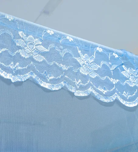 Vista 7 de naturetalk Dosel de cama, cortina de cama de princesa para niñas y adultos, red de cúpula rectangular de encaje