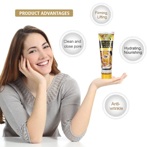 Vista 4 de AICHUN BEAUTY Mascarilla facial Peel-Off Aceite de limpieza profunda y poros sucios Recuperar la piel de la cara Vitamina A y E 4.1 fl oz/4.05fl.oz