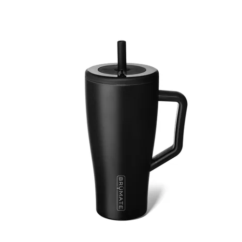 Vista 57 de BrüMate Era Vaso Térmico de 20 oz con Asa y Pajilla Vaso Térmico Aislante 100% A Prueba de Fugas con Tapa y Pajilla Hecho de Acero Inoxidable