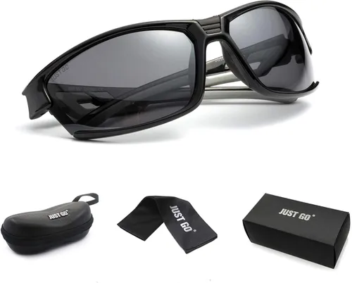 Vista 2 de Just Go Gafas de sol deportivas polarizadas para béisbol, correr, ciclismo, pesca, golf