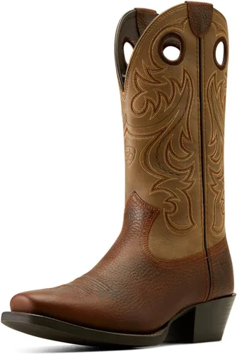Vista 6 de Bota de vaquero de Ariat para hombre con punta cuadrada deportiva Marrón