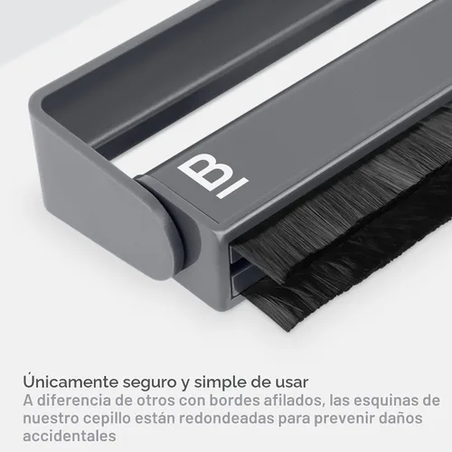 Vista 4 de Boundless Audio - Cepillo limpiador de discos - Cepillo antiestático de fibra de carbono para vinilo - Accesorios para tocadiscos para limpieza