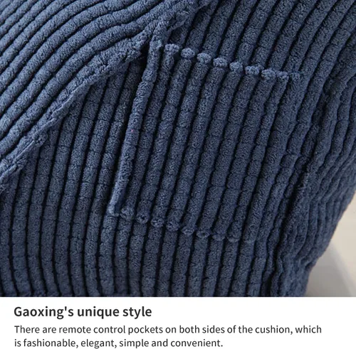 Vista 5 de Almohada de lectura de cuña suave, cojín triangular de pana para respaldo, posicionamiento para sofá, cama, silla de oficina, almohada de apoyo