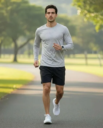 Vista 50 de Real Essentials Paquete de 4 unidades: camiseta de manga larga para hombre Dry Fit, disipa la humedad, protección solar FPU 50+ contra rayos