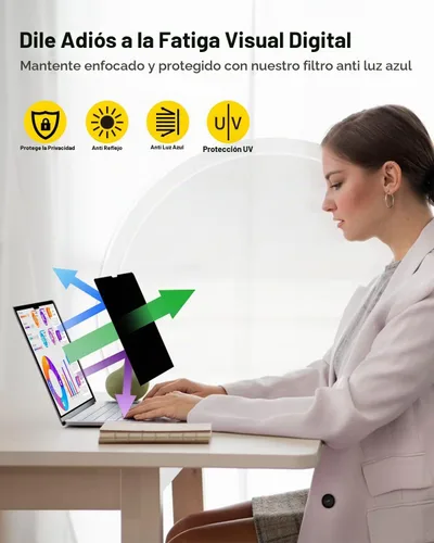 Vista 4 de F FORITO Protector de pantalla de privacidad de 360° compatible con MacBook Pro de 13 pulgadas (2016, 2017, 2018, 2019, 2020, 2021, 2022, M1, M2)