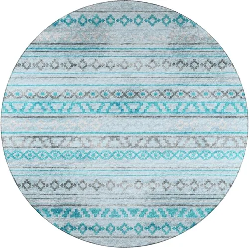 Vista 6 de Sedona SN10 - Alfombra bohemia azul rectangular, 1 pie 8 pulgadas x 2 pies 6 pulgadas
