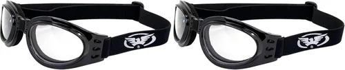 Vista 14 de Global Vision Gafas de aventura para hombre con bolsa Espejo negro-amarillo
