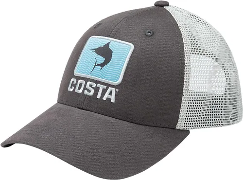 Vista 6 de Costa Del Mar Marlin Waves Trucker para hombre Negro