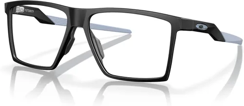 Vista 2 de Oakley OX8052 Futurity Square - Marco para gafas graduadas para hombre, negro satinadolente de demostración, 2.244 in, Negro satinadoLente