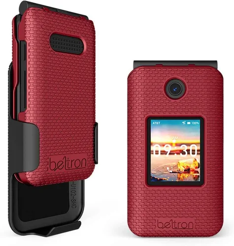 Vista 10 de BELTRON Funda para AT&T Cingular Flip IV con clip para cinturón (U102AA) - Negro