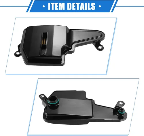 Vista 5 de Kit de filtro de transmisión automática compatible con Mazda 3 2012-2024 para Mazda 6 2014-2021, filtro de transmisión de motor negro de plástico