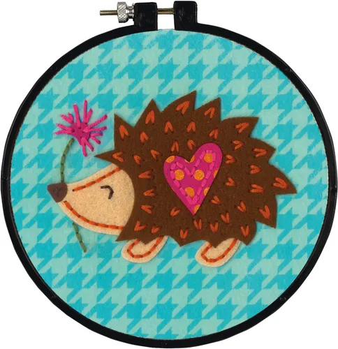 Vista 2 de Dimensions Little Red Fox - Kit de apliques de fieltro para manualidades, de gran