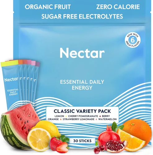 Vista 12 de Nectar Energy Booster – Cafeína orgánica, B12 y electrolitos – Sin azúcar y cero calorías – Café saludable, bebida energética y soda alternativa