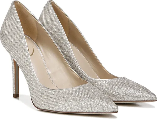 Vista 8 de Sam Edelman Bombas de avellana para mujer, Malla de yute, glamoroso, 6.5 Wide