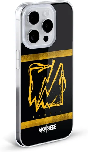 Vista 2 de Head Case Designs Funda de gel con licencia oficial de Tom Clancy's Rainbow Six Siege Bandit Icons [protección de grado militar] compatible