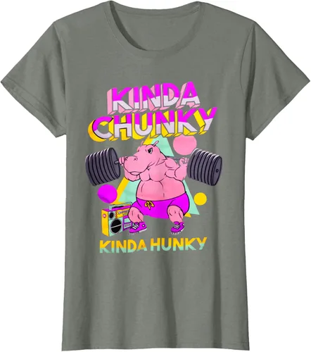 Vista 13 de Kinda Chunky Kinda Hunky, camiseta de gimnasio para culturismo, Negro