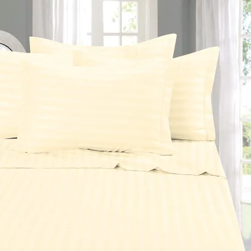 Vista 13 de Elegant Comfort - Juego de sábanas de 4 piezas, microfibra de 1500 hilos de calidad egipcia de lujo resistente a las arrugas, rayas estilo damasco