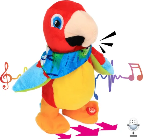 Vista 13 de Hopearl Pollo parlante, repite lo que dices asintiendo, regalo de amigos, de juguetes animados o de forma animada, eléctricos, para niños pequeños