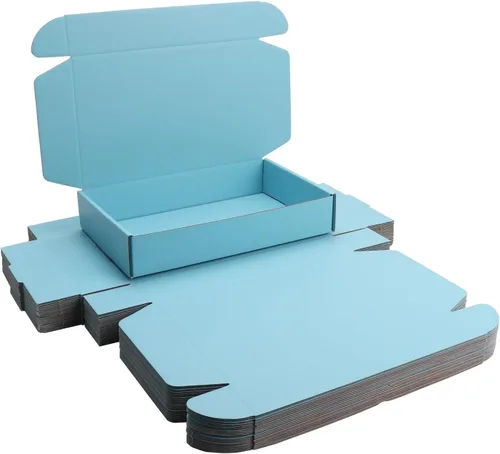 Vista 26 de Cajas de embalaje de envío pequeñas negras KAXILU 20 piezas Cajas de envío L6xW6xH2 pulgadas Adecuadas para embalaje de comercio electrónico