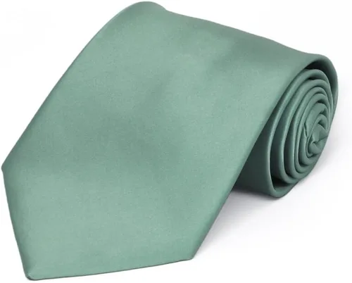 Vista 52 de tiemart Corbata de color sólido prémium Negro