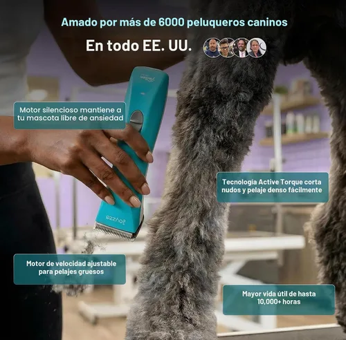 Vista 4 de Falcon - Cortapelos inalámbricos de 2 velocidades, aseo profesional Falcon Teal