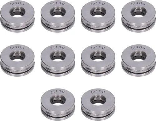 Vista 2 de Kit de rodamientos axiales de metal axial desmontable de alta precisión de 10 piezas (51100)