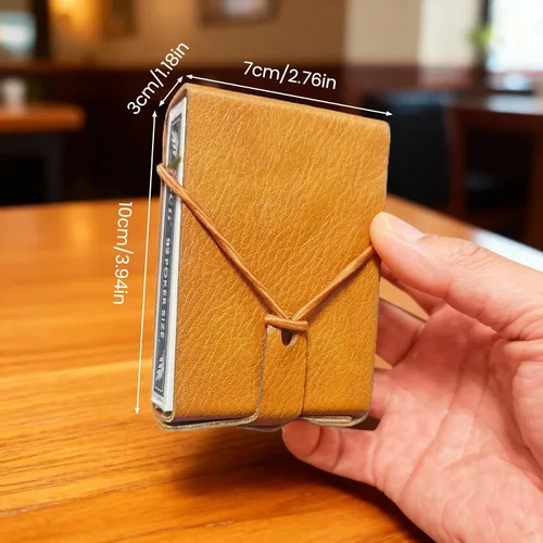 Vista 2 de Foleto Juego de mesa de viaje para cunas – Tablero plegable de cuero de 3 pistas con 6 clavijas y baraja de cartas, cuna de madera portátil para 2-3