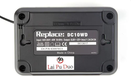 Vista 8 de DC10WD BL1015 Cargador de batería de repuesto para MAKITA 10.8V 12V BL1016 BL1021B BL1041B FD05 DT03 RJ03Z SH02Z PH04Z DC10SB cargador
