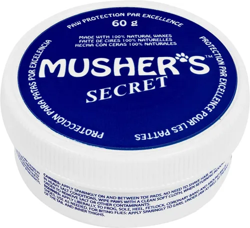 Vista 2 de Cera para protección de garras de mascota de Musher's Secret , Azul