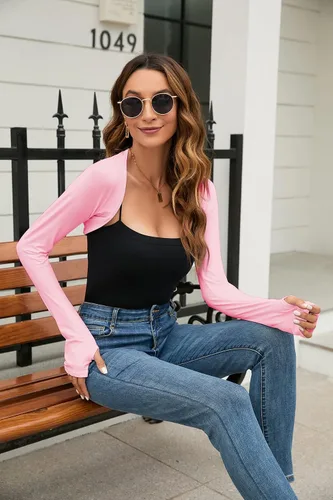 Vista 21 de Chal refrescante manga para brazo con agujero para los dedos, protección solar para mujeres y hombres para golf, equitación, conducción