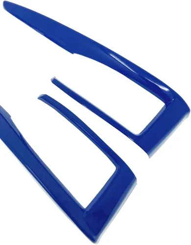 Vista 6 de GZXinWei ABS caja de engranajes embellecedores cambio transmisión decoración etiqueta cubierta azul para Honda 10ª generación Civic 2016 2017 2018