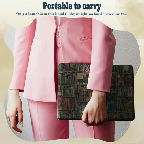 Vista 5 de Funda protectora de plástico para MacBook Air de 11 pulgadas 2015-2010 modelo A1465 A1370, funda protectora de plástico para portátil y cubierta