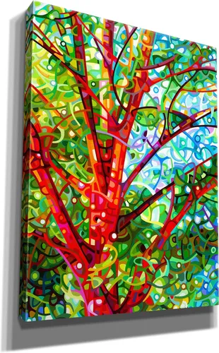 Vista 2 de Epic Graffiti 'Summer Medley' de Mandy Budan, arte de pared en lienzo, 12 x 16 pulgadas