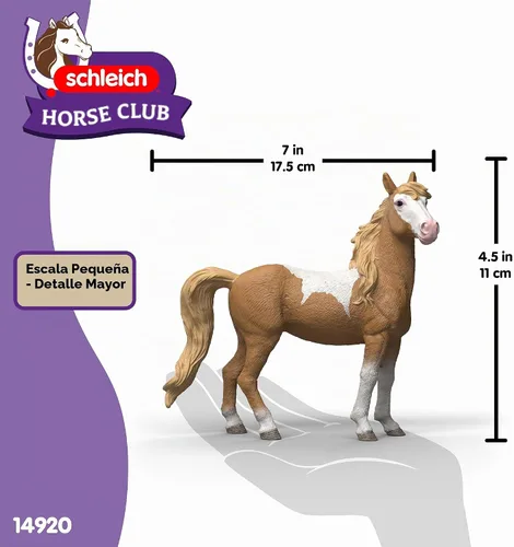 Vista 5 de Schleich Horse Club - Figura de juguete Mustang Mare - Niños a partir de 5