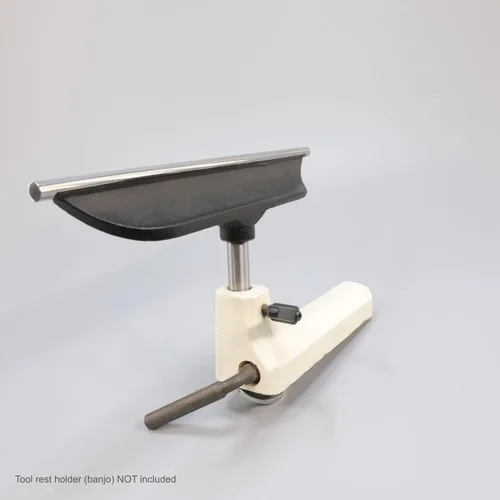 Vista 3 de Hurricane Turning Tools, Soporte de herramientas de 12 pulgadas con varilla de acero endurecido para torno de madera, longitud de poste de 4