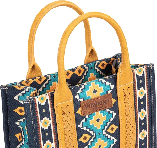 Vista 4 de Wrangler Aztec Tote Bag for Women Boho Shoulder Purses and Handbags