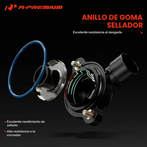 Vista 4 de Válvula de control de aire de ralentí IAC + sensor de posición del acelerador TPS A-Premium Compatible con Chevy, GMC, Cadillac, Pontiac - 99-02