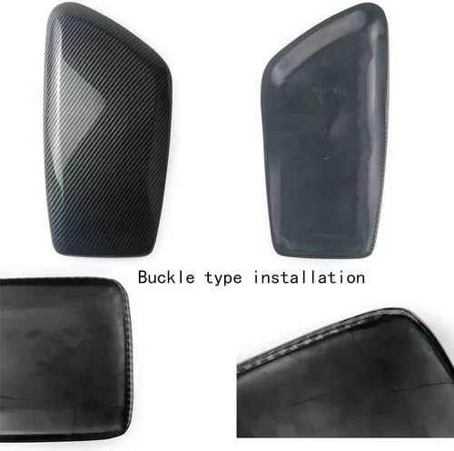 Vista 6 de para BMW X1 X2 F39 F48 2016-2023 Cubierta de reposabrazos central de fibra de carbono para interior del automóvil, caja de consola, caja