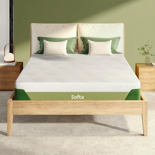Vista 14 de Softa - Colchón de espuma viscoelástica de gel refrigerante doble, 6