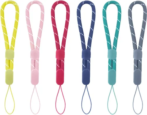 Vista 6 de Pluxen Cordón ajustable para el dedo, correa pequeña compatible con iPhone, funda para teléfono móvil, cámara, cartera, llavero