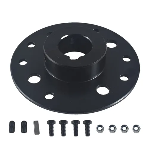 Vista 6 de Kit de buje de piñón de acero CPVNQMDG para kart con ranura de 1 pulgada, chavetero de 1/4, kit de hardware con cadena 420, piñón de transmisión