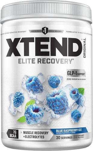 Vista 26 de Xtend Polvo Original BCAA, 7g de BCAAs y 2.5g de L-Glutamina para la Recuperación Muscular, Hidratación y Músculo Delgado, Bebida Sin Azúcar