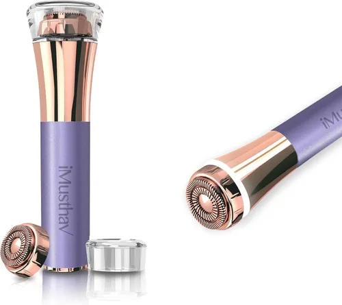 Vista 17 de Depilación facial para mujeres, removedor de vello facial eléctrico sin dolor e impecable, afeitadora facial y recortadora para labio superior