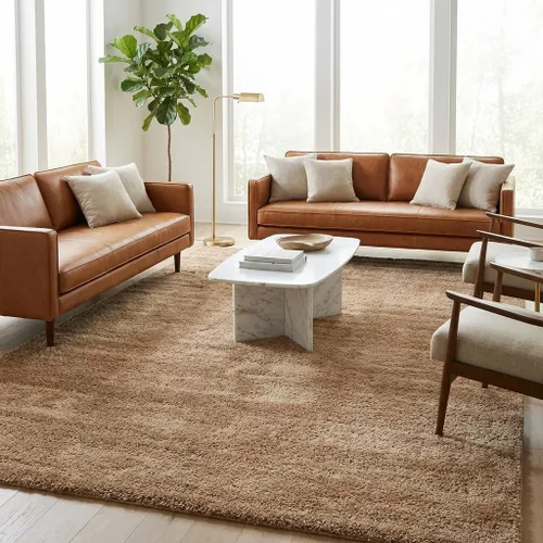 Vista 84 de Unique Loom Colección Solo - Alfombra Calabasas (7' 10" x 10' Rectangular, Azul Claro)