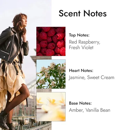 Vista 4 de Modern Memory All of Her Eau de Parfum para mujer, 2.5 onzas líquidas, notas de frambuesa roja, jazmín y ámbar