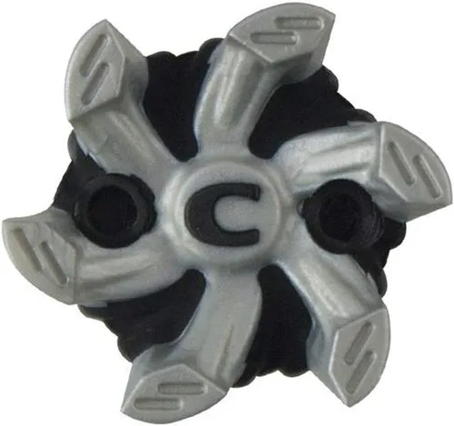 Vista 5 de ChampStinger Golf Cleats Negro/Plateado