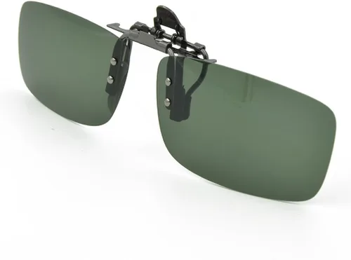 Vista 11 de Cycling Sport Polarized Clip-on Flip up Metal Clip Sunglasses Lenses Glasses Unbreakable Driving Fishing Outdoor