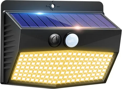 Vista 34 de Peasur 1 paquete de luces solares con sensor de movimiento para exteriores