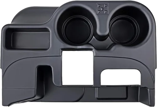 Vista 6 de Astra Depot Bandeja de consola central negra compatible con Dodge Ram 1500/2500 / 3500 / 3500 2003-2012